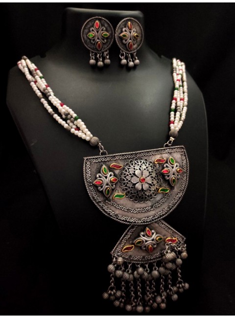 Oxidized Jewelry Set